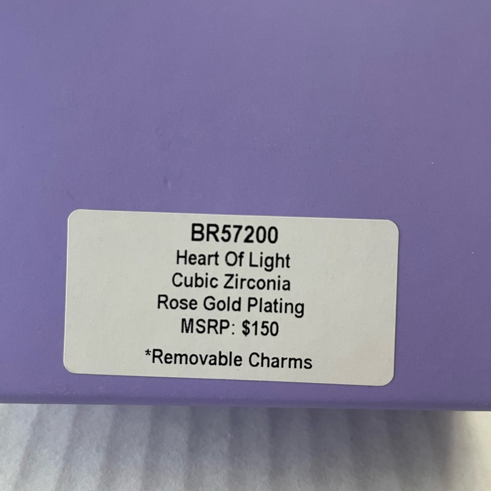Bomb Party - 2026 Charmelier Bracelet - Heart of Light - BR57200 NIB - Picture 2 of 3